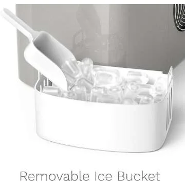 hOmeLabs Countertop Ice Maker - Fast & Efficient