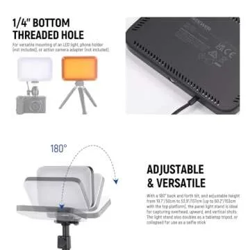 Affordable NEEWER Basic LED Video Light Panel Kit 2 Pack