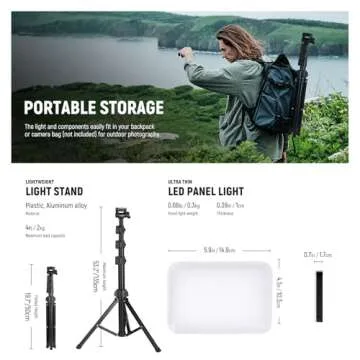 Affordable NEEWER Basic LED Video Light Panel Kit 2 Pack