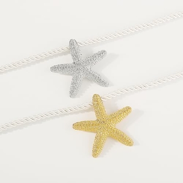 Sora Tuki Gold Starfish Choker Necklace | Beach Jewelry