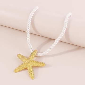 Sora Tuki Gold Starfish Choker Necklace | Beach Jewelry