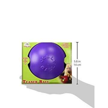 Jolly Pets Teaser Ball Dog Toy - Interactive Fun for Medium Dogs
