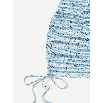 Stylish Floral Print Bodycon Mini Slip Dress by SOLY HUX