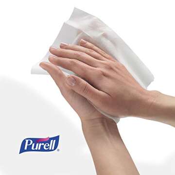 PURELL Hand Sanitizing Wipes Alcohol Formula, Fragrance Free, 175 Count Hand Sanitizing Wipes Canisters (Pack of 6) - 9031-06,White