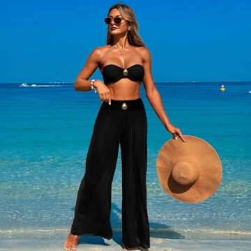 YUNIDMEIM 3 Piece Swimsuit Set for Women with Tummy Control