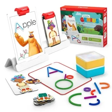 Osmo - Little Genius Starter Kit for iPad - 4 Educational Games for Ages 3-5 - Creativity & Problem ...