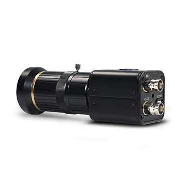 MOKOSE SDI Camera, HD-SDI 2 MP 1080P HD Digital CCTV Security Camera, 1/2.8 High Sensitivity Sensor CMOS with 5-50mm Manual Varifocal HD Lens