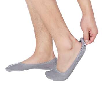 Joulli Men's Low Cut No Show Socks for Comfort and Style