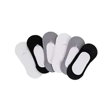 Joulli Men's Low Cut No Show Socks for Comfort and Style