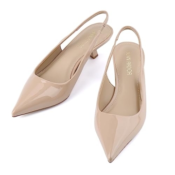 JENN ARDOR Kitten Heels: Dressy Slingback Pumps for Every Occasion