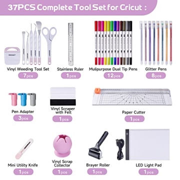 GO2CRAFT Essential Cricut Tool Set for Beginners
