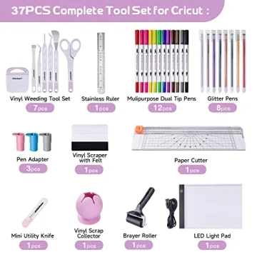 GO2CRAFT Essential Cricut Tool Set for Beginners