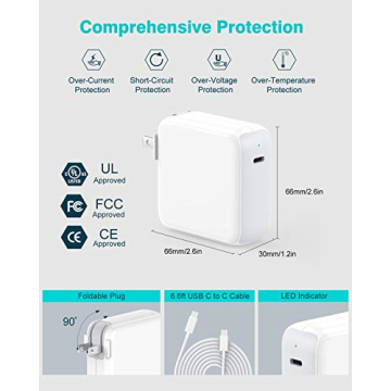 70W USB-C Power Adapter for MacBook & iPad