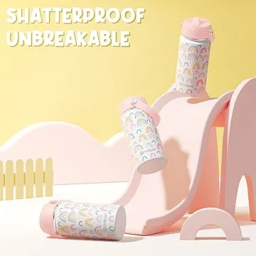 Fimibuke Kids Insulated Water Bottle - 14oz Fun and Safe