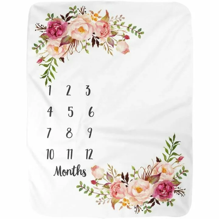 Milestone Blanket for Newborns - Track Growth Stylishly