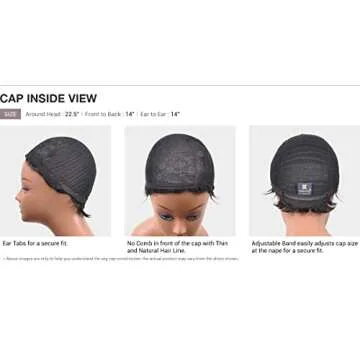 FreeTress Equal Lite Wig Curtain Bang 013 (HI-CHOCO)