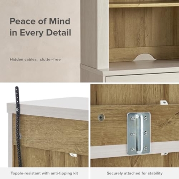 Mopio Blake Modern Entertainment Center for Stylish Homes