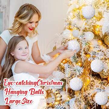 Stylish 6 Piece Christmas Ornaments Set for Decor