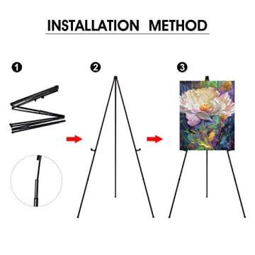 Portable Art Easel Stand - Ideal for Displays & Travel