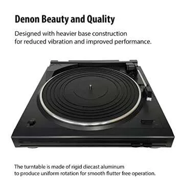 Denon DP-29F Turntable with Built-in RIAA Equalizer