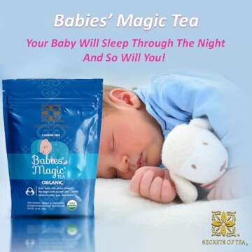 Secrets Of Tea - Babies' Magic Tea: Natural Relief for Baby Colic and Gas - USDA Organic, Caffeine-F...