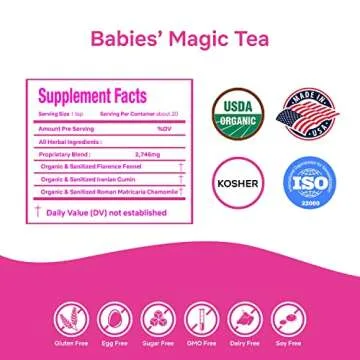 Babies' Magic Tea for Colic Relief - USDA Organic Tea