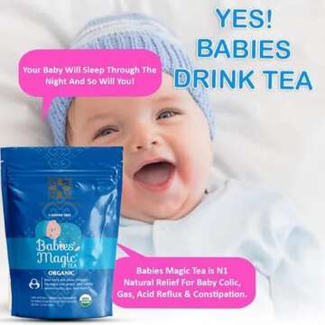 Babies' Magic Tea for Colic Relief - USDA Organic Tea