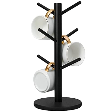 MyLifeUNIT Mug Holder Tree - Stylish 6-Hook Coffee Cup Holder
