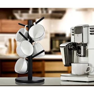 MyLifeUNIT Mug Holder Tree - Stylish 6-Hook Coffee Cup Holder