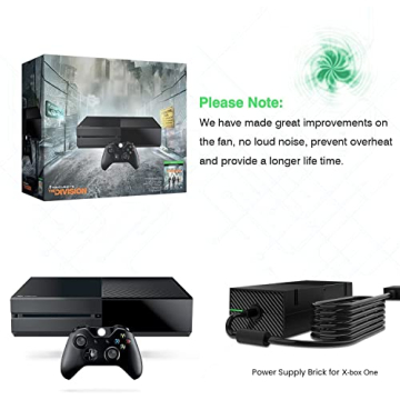 Reliable Power Supply Brick for Xbox One - Quiet and Durable