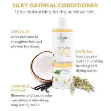 Isle of Dogs Silky Oatmeal Conditioner for Soft Fur
