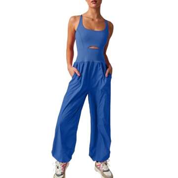 FOMELY Women’s Stylish Workout Onesie - Athletic Rompers for Every Occasion