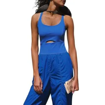 FOMELY Women’s Workout Onesie for Exercise and Casual Wear