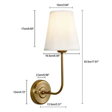 Elegant TERLEENART Fabric Wall Sconces for Any Space