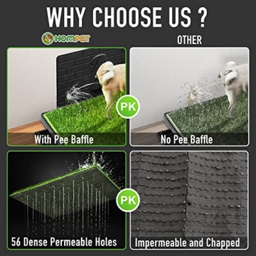 Hompet Dog Grass Pad for Indoor Pet Relief and Training