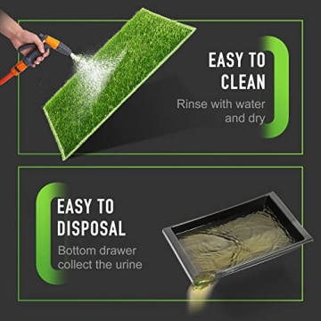 Hompet Dog Grass Pad for Indoor Pet Relief and Training