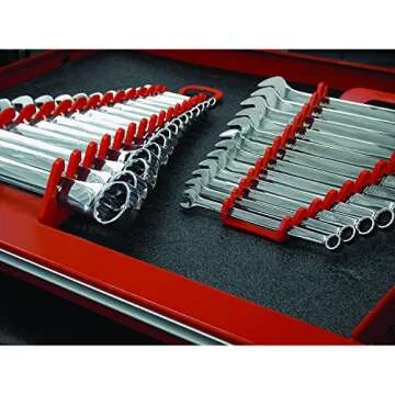 Ernst Manufacturing Gripper Wrench Organizer, 10 Tool, Black