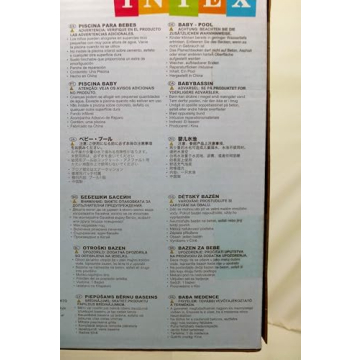 Intex Sunset Glow Baby Pool for Toddlers and Kids