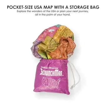 Waypoint Geographic ScrunchMap - Portable USA Map