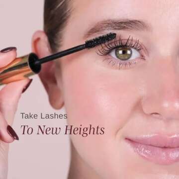 Wander Beauty Mile High Club Length + Define Black Mascara - Smudge-Proof, Lash Lengthening Mascara ...