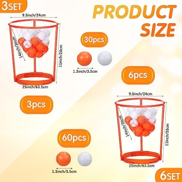 HyDren Head Hoop Basketball Party Game Set for All Ages