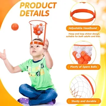 HyDren Head Hoop Basketball Party Game Set for All Ages