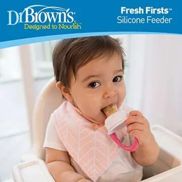 Dr. Brown's Fresh First Silicone Feeder, 2 Count for Baby