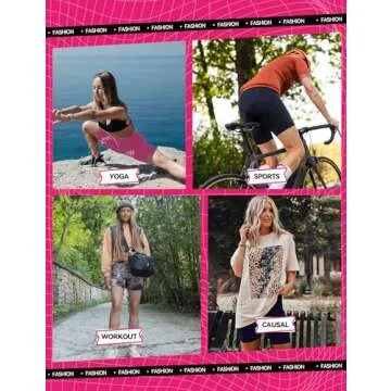 Showitty 3 Pack Biker Yoga Shorts with Pockets for Women, High Waist Tummy Control Workout Running Gym
