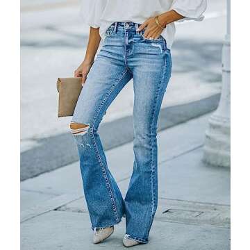 ripped bell bottom jeans for women 70s outfits for women flare jeans flare pants bell bottom pants for women flare jeans for women flare pants for women bell bottom jeans bell bottoms for women