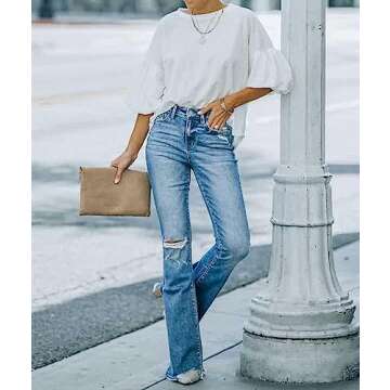 ripped bell bottom jeans for women 70s outfits for women flare jeans flare pants bell bottom pants for women flare jeans for women flare pants for women bell bottom jeans bell bottoms for women