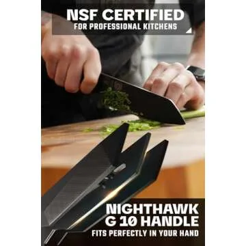 Dalstrong Santoku Knife - 7 inch - Shadow Black Series - Razor Sharp Kitchen Knife - Black Titanium Nitride Coated - High Carbon - 7CR17MOV-X Vacuum Treated Steel - Sheath - Vegetable - NSF Certified