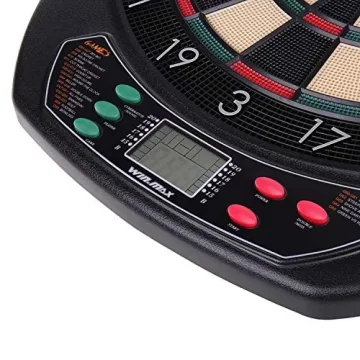 WIN.MAX Electronic Dart Board with LCD Display & 12 Darts