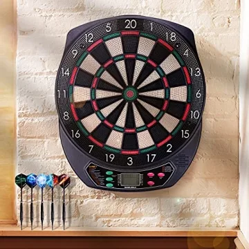 WIN.MAX Electronic Dart Board with LCD Display & 12 Darts