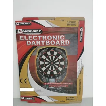 WIN.MAX Electronic Dart Board with LCD Display & 12 Darts